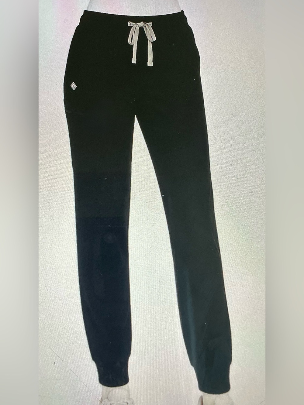 FIGS TECHNICAL COLLECTION WOMEN’S BLACK SCRUB PANTS XS